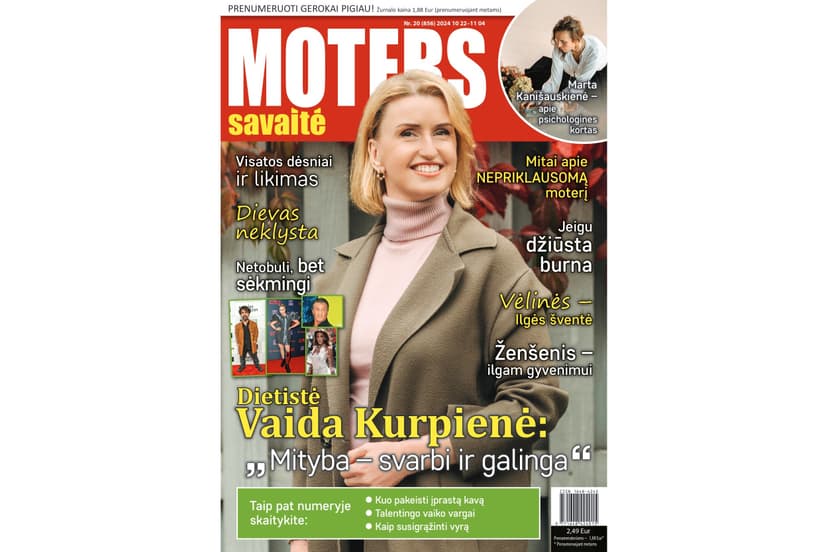 MOTERS SAVAITĖ prenumerata (3 mėn.)