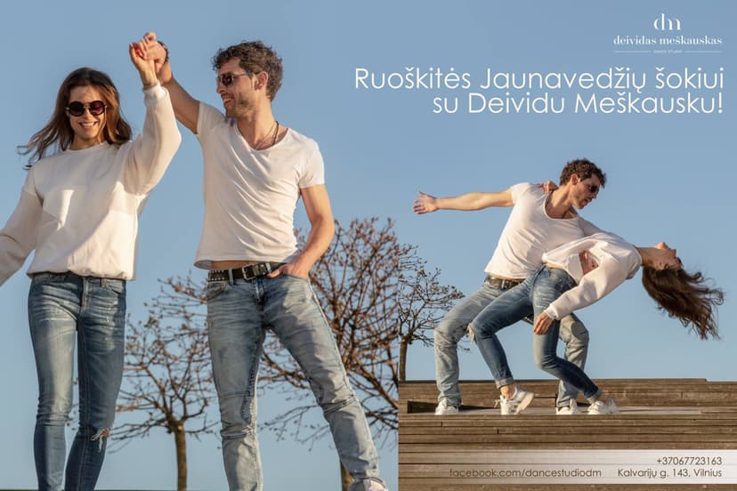 Jaunavedžių šokio pamoka