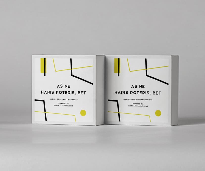 Magijos triukų mokymų rinkinys „Aš ne Haris Poteris, bet“