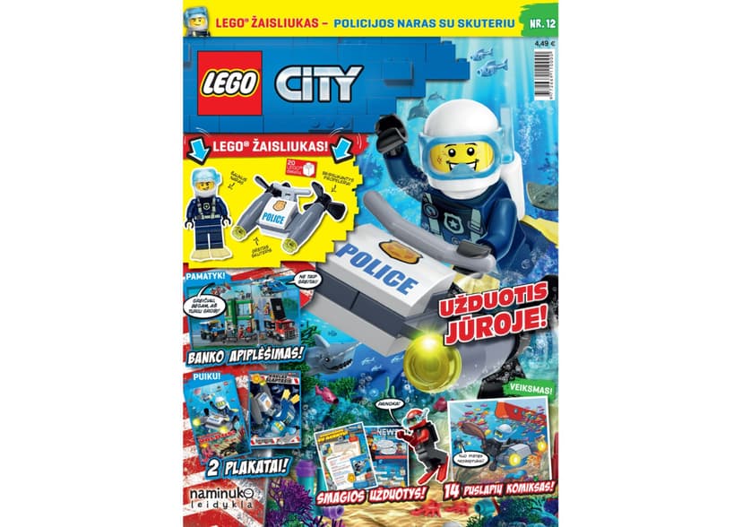 Žurnalo „LEGO City“ prenumerata (12 mėn.)