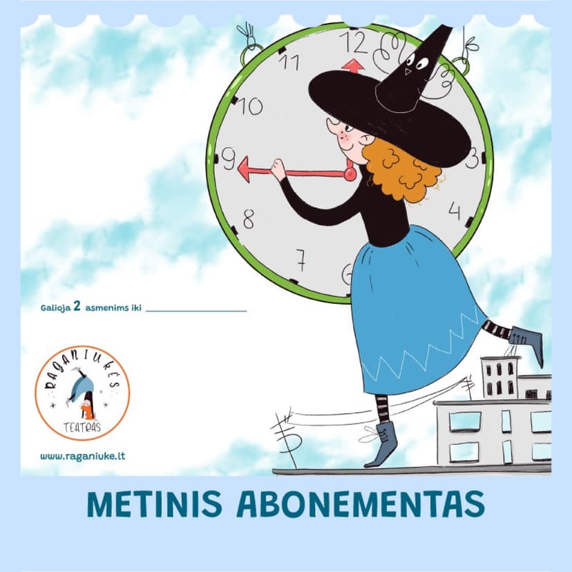 „Raganiukės teatro“ metinis abonementas