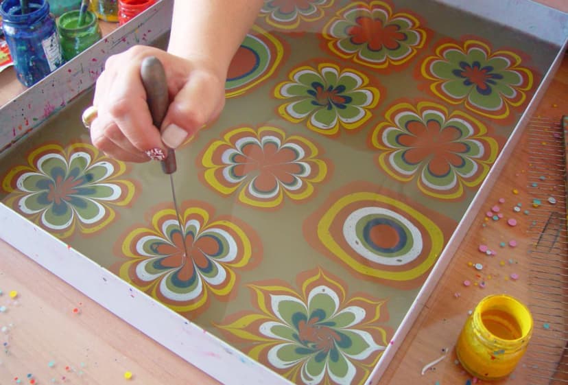 Ebru – tapyba ant vandens