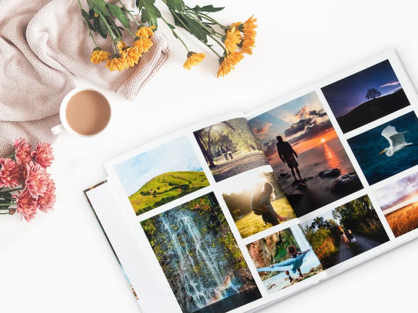 Klasikinė fotoknyga A4 formatu su Jūsų nuotraukomis ir tekstais