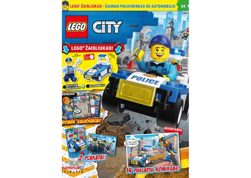Žurnalo „LEGO City“ prenumerata (6 mėn.)